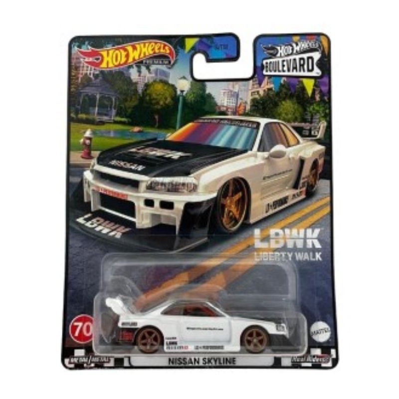 Hotwheels Skyline R34 LBWK Boulevard (Japan Card) | Shopee Malaysia