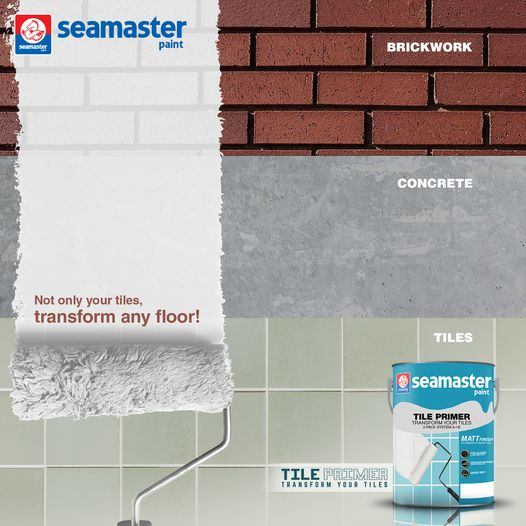 Seamaster Tile Primer Transform Your Tiles 9480 Tile Primer 2.5liter paint + 500ml Hardener