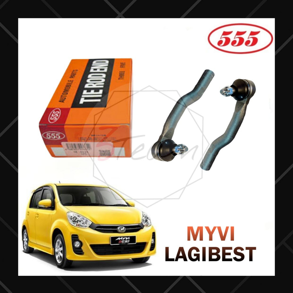 555 Japan Tie Rod End Set Perodua SE3371 for Perodua Myvi Lagi Best