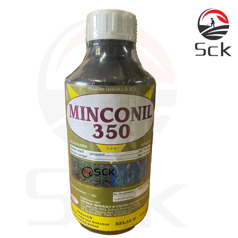 Minconil 350 1Liter/propanil 35%/Racun Rumpai / Herbicide(Sama dgn ...