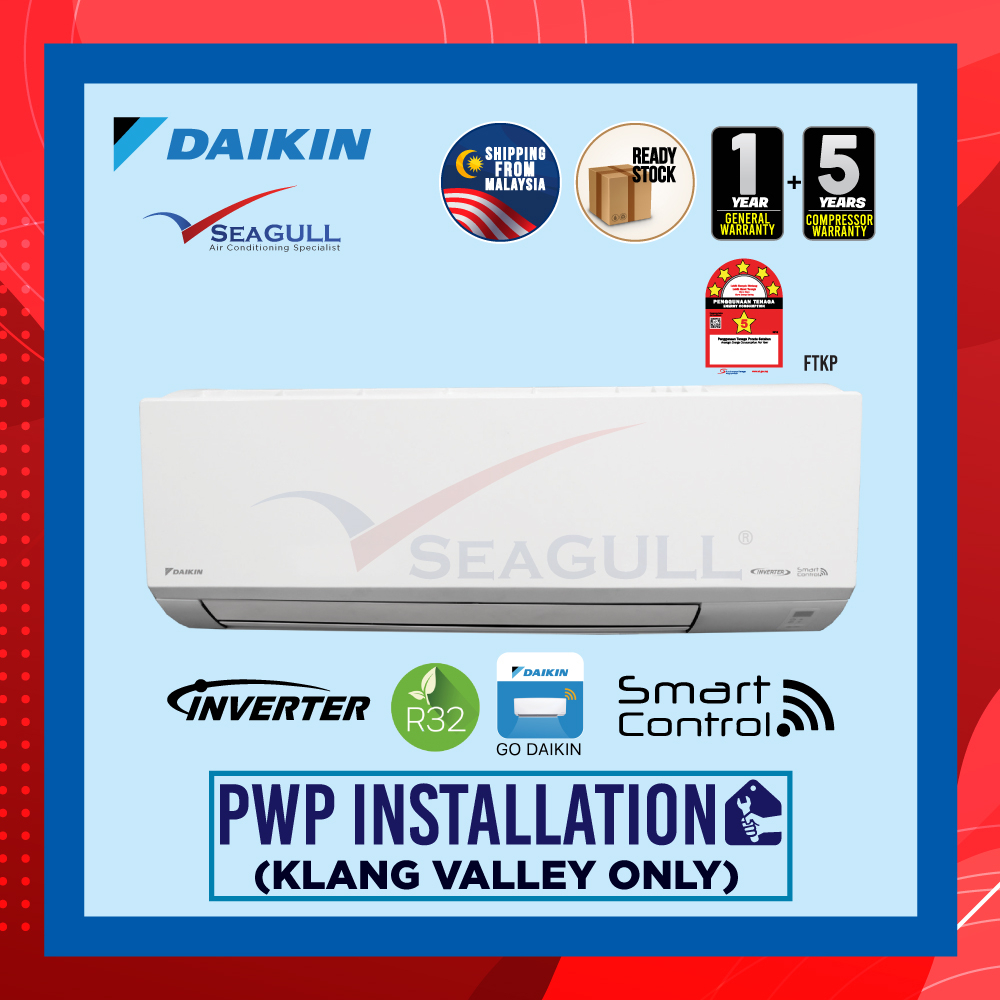 [pre Order] Wi Fi Daikin Inverter Ftkp Series Wall Mounted 1 0hp 2