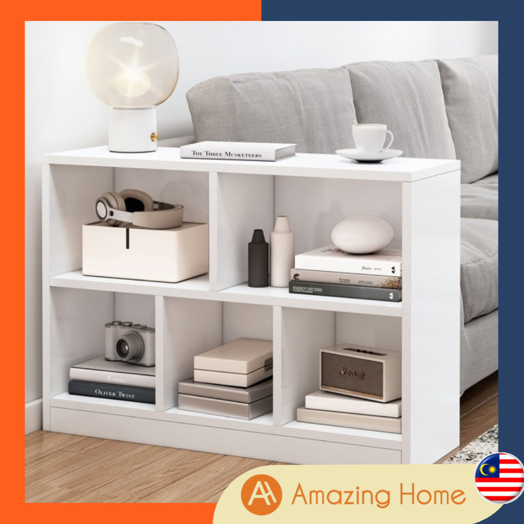 AmazingHome Multi Purpose Hall Divider Living Room Storage Rack Shelf