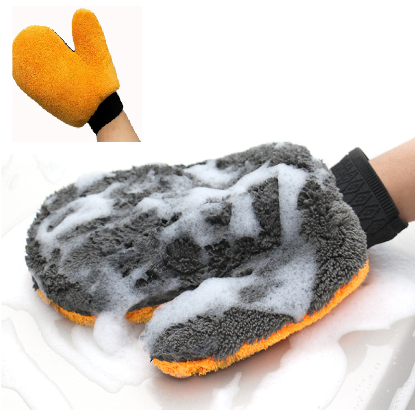 Car Wash Hand Glove Microfiber Car Wash Mitt Car Wash Hand Cloth Hand Towel (1PC) Shopee Malaysia