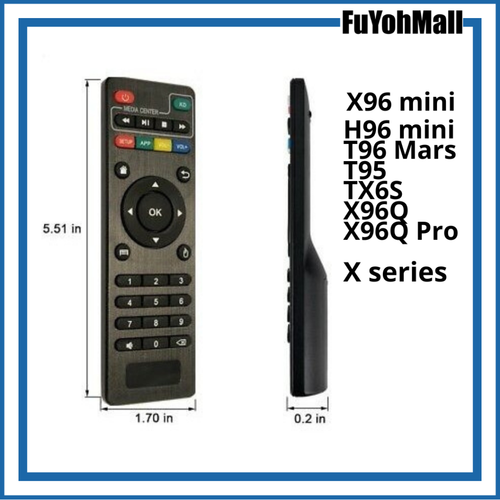 X96 mini T96 Mars T95 TX6S X96Q TV box tvbox remote control H96 mini