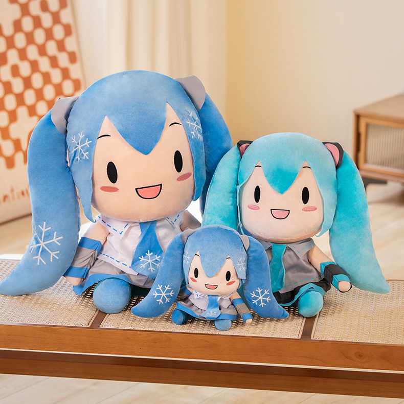 Hatsune Miku Plush Toy Doll Cartoon Cute Anime Soft Comfort