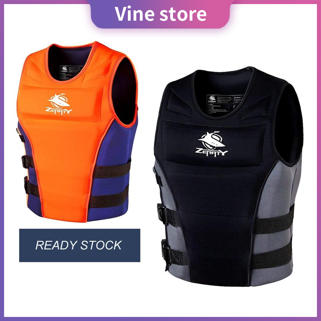 (Selangor Stock 12h ship)For 5080kg Adult Life Jacket Neoprene