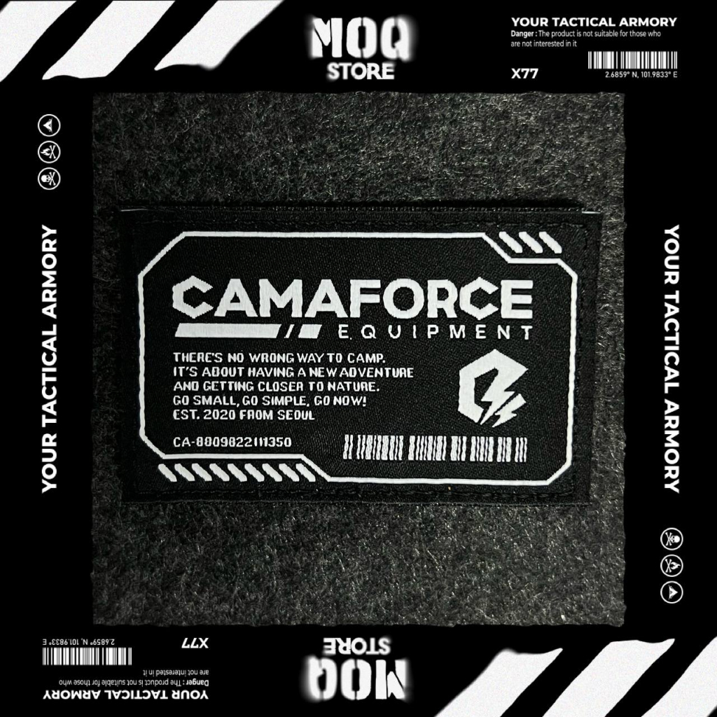 ORIGINAL CAMAFORCE BIG CAMPING PATCH | Shopee Malaysia