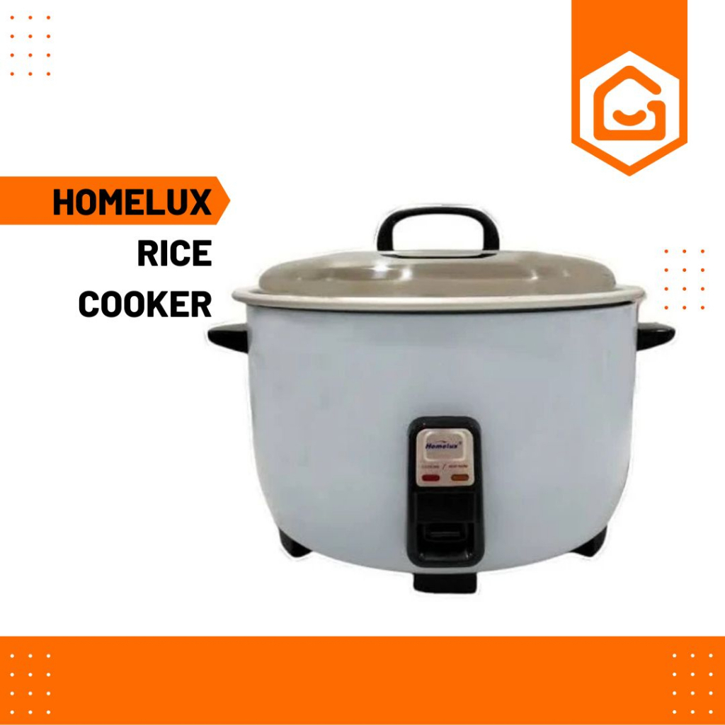 READY STOCK HIGH QUALITY HOMELUX COMMERCIAL ELECTRIC RICE COOKER PERIUK