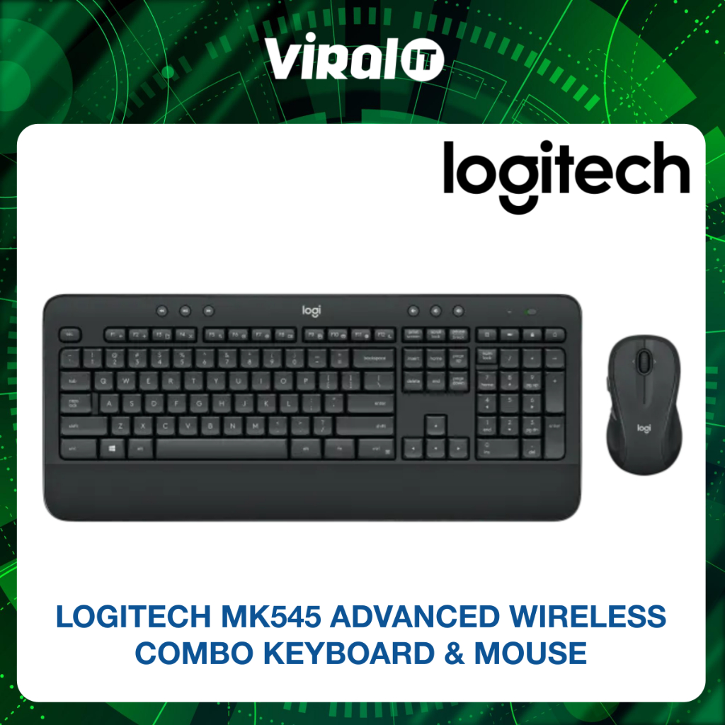 Logitech Mk545 Advanced Wireless Combo Keyboard And Mouse 920 008696 Shopee Malaysia 7658