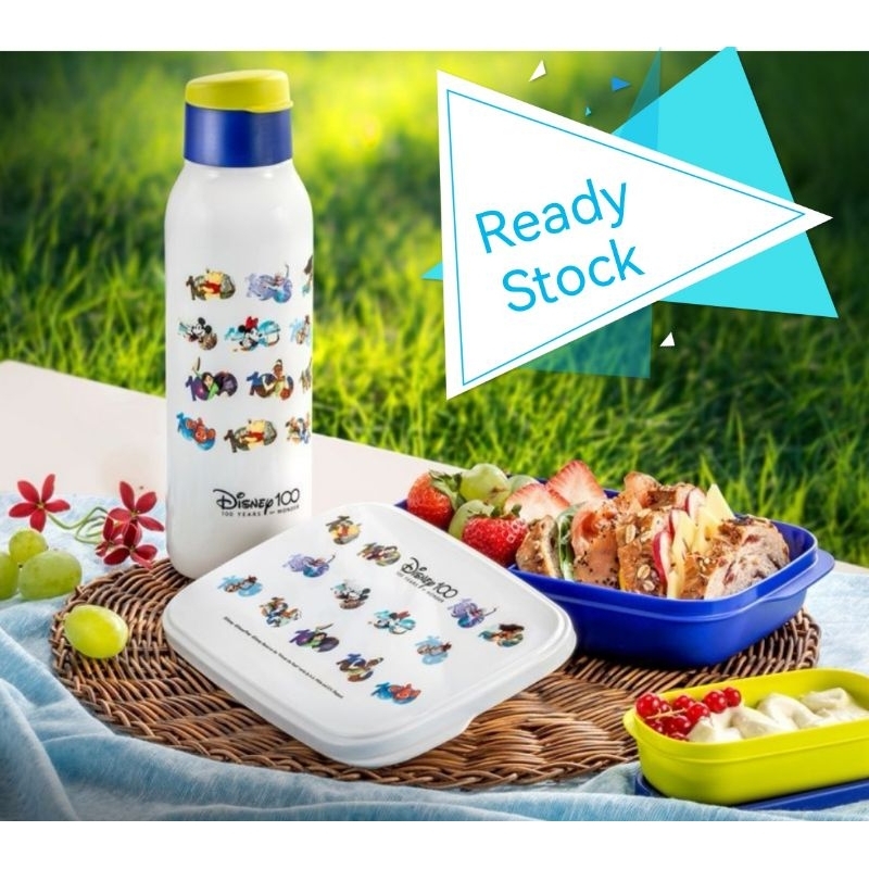 TUPPERWARE X DISNEY 100 LUNCH BOX + ECO BOTTLE 750ML SET - LIMITED