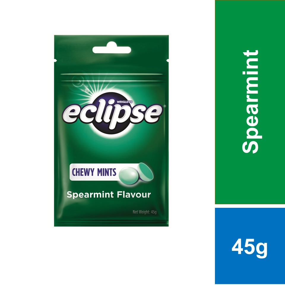 Eclipse Chewy Mints Spearmint 45g Shopee Malaysia