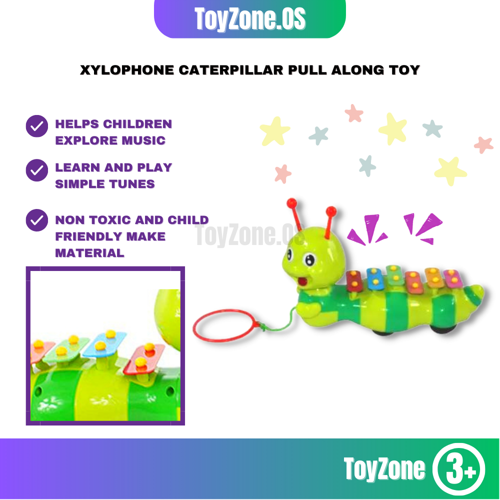 Xylophone Musical Instrument Baby Toy Caterpillar Toy Baby Musical Toy