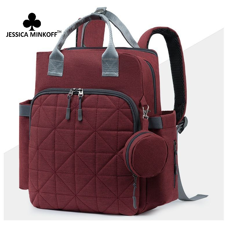 4034 (Jessica Minkoff) Mummy Backpack Baby Diaper Bag Mother Bag Women ...