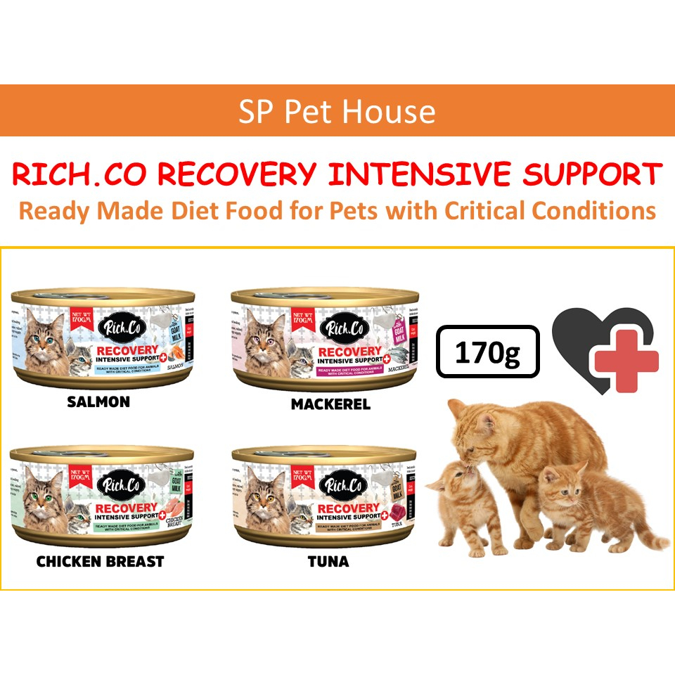 Rich.Co Recovery Intensive Support with Goat Milk Cat Canned Food 170g ...
