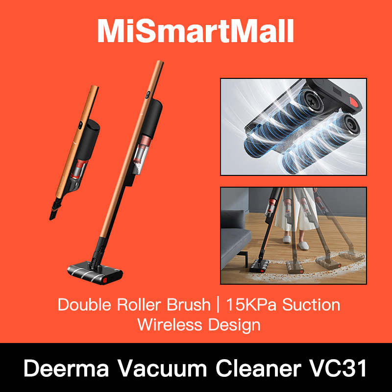 Deerma VC31 Wireless Vacuum Cleaner Double Rolling Brush Universal