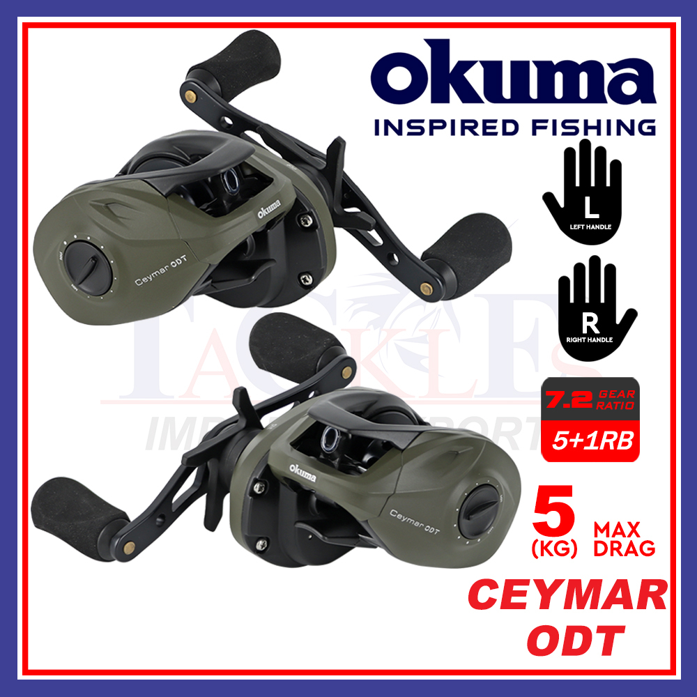 NEW] 5KG Max Drag Okuma Ceymar ODT Baitcasting Reel Bc Baitcast Reel Casting  Fishing