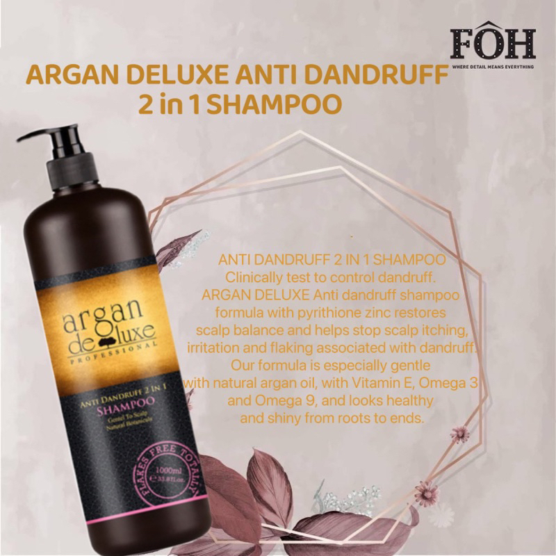 Shampoing à L'Argan Newwell - Flacon 1000ml (1 Litre) - Neuf Sous Emballage
