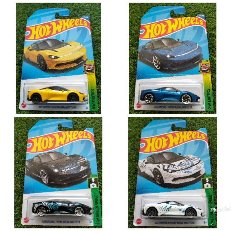 Hot Wheels 2022 2023 Automobili Pininfarina Battista Hw Exotics Green Speed Asst Shopee Malaysia