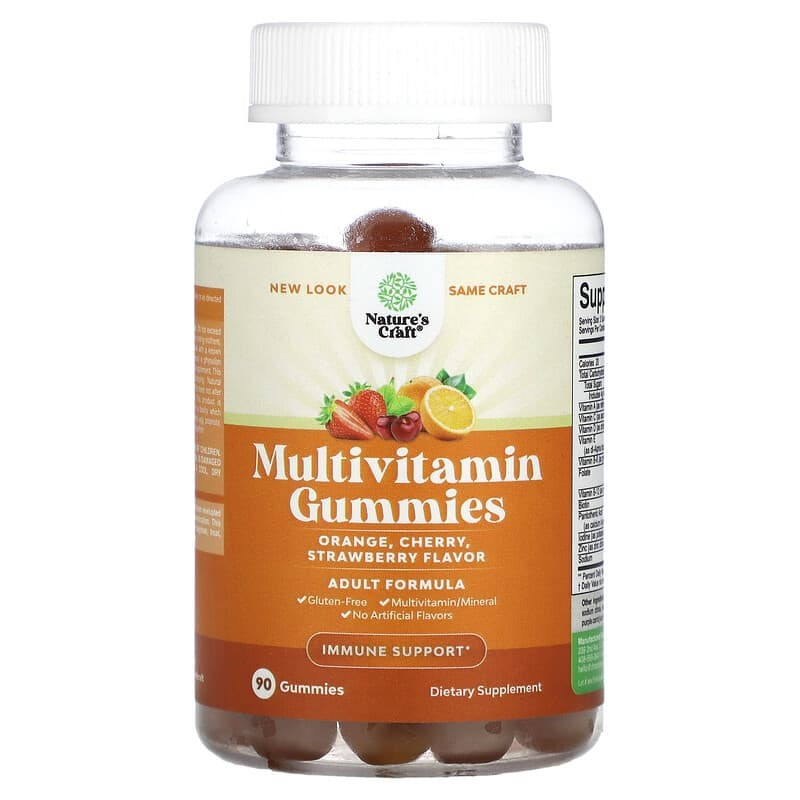 Natures Craft, Multivitamin Gummies, 90 Gummies | Shopee Malaysia