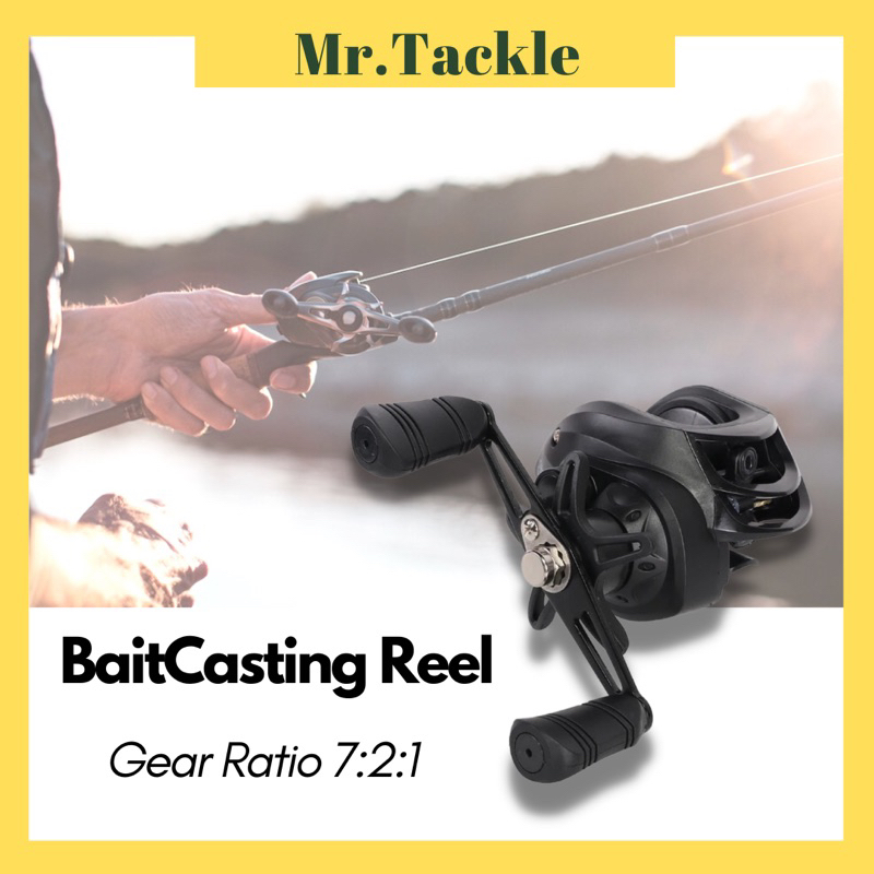 KA100】BC BaitCasting Reel Fishing Reel Ratio 7:2 :1 High Speed