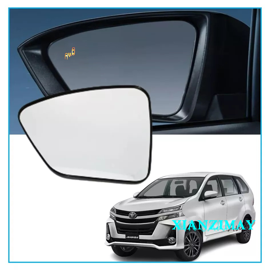 TOYOTA AVANZA 2019-2023 SIDE MIRROR GLASS WITH BSM (ORIGINAL) | Shopee ...