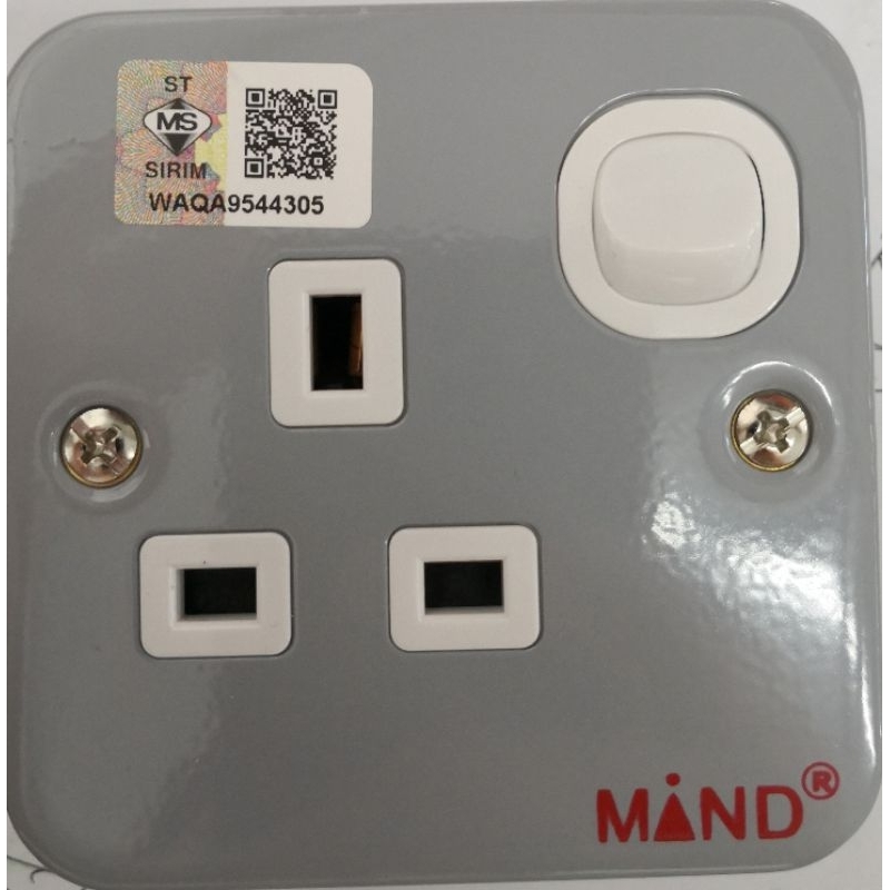 MIND 13A METAL SWITCH SOCKET | Shopee Malaysia