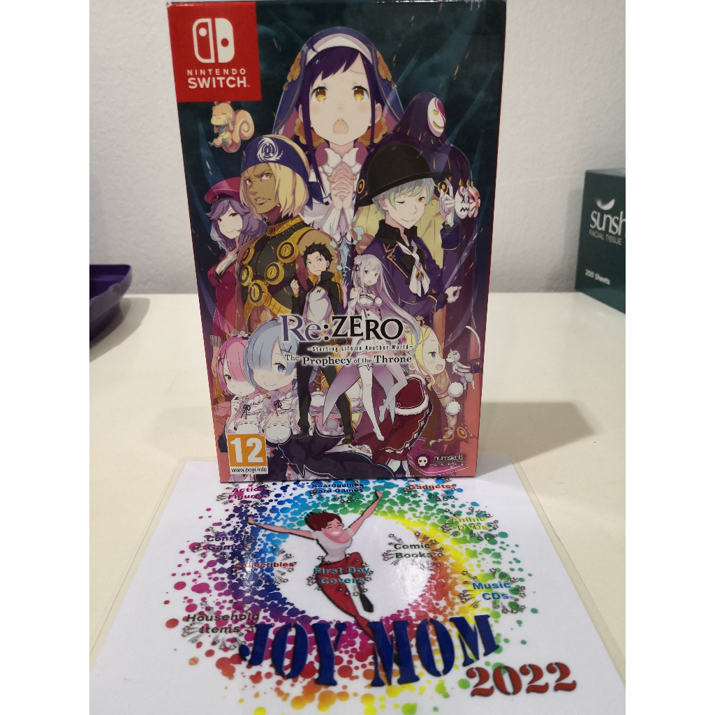 NS Re Zero the Prophecy of the Throne (Box Set) Eng (BNU) | Shopee Malaysia