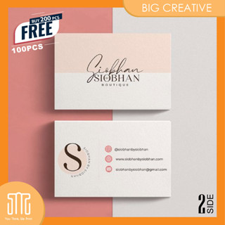 Premium Card Custom Standard Business Cards  Thank You  Gift  Tag 