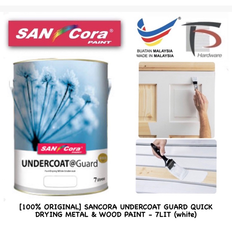[100 ORIGINAL] SANCORA UNDERCOAT GUARD QUICK DRYING METAL & WOOD PAINT