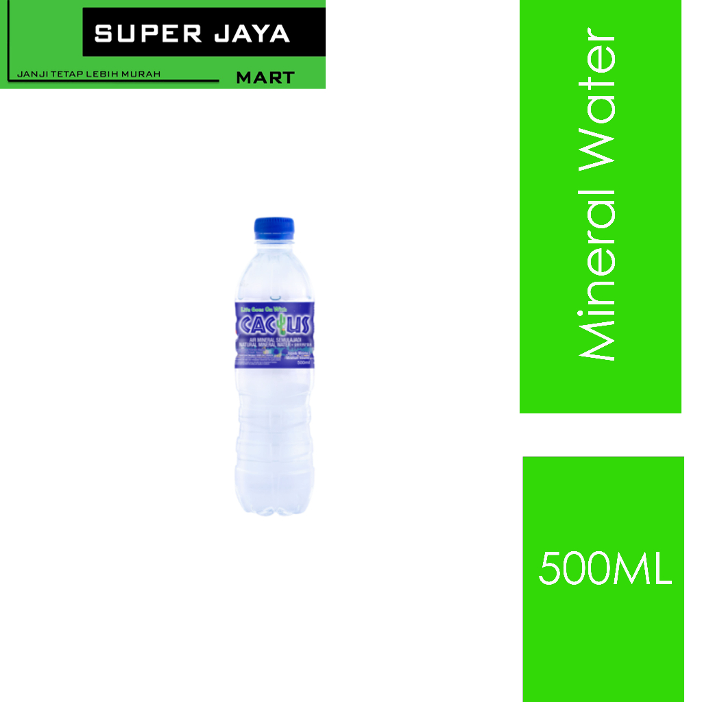 Cactus Mineral Water 500ML/1.5L | Shopee Malaysia