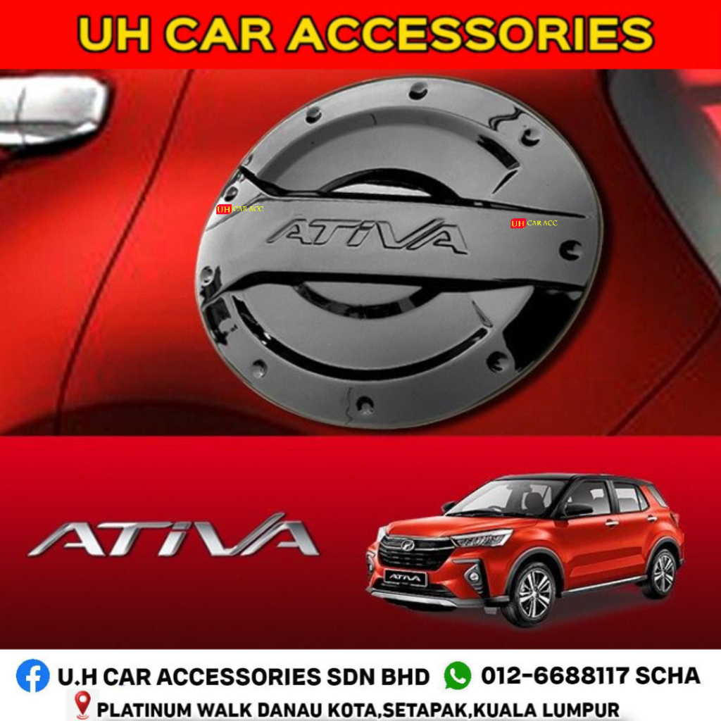 PERODUA ATIVA FUEL CAP OUTER FUEL COVER DOUBLE TAPE PROVIDED 3M PIANO ...