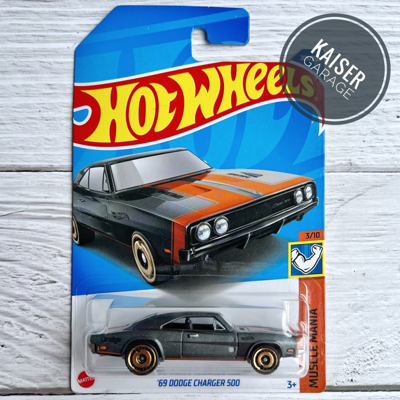 Hot Wheels : ‘69 Dodge Charger 500 (Metalflake Grey) | Shopee Malaysia