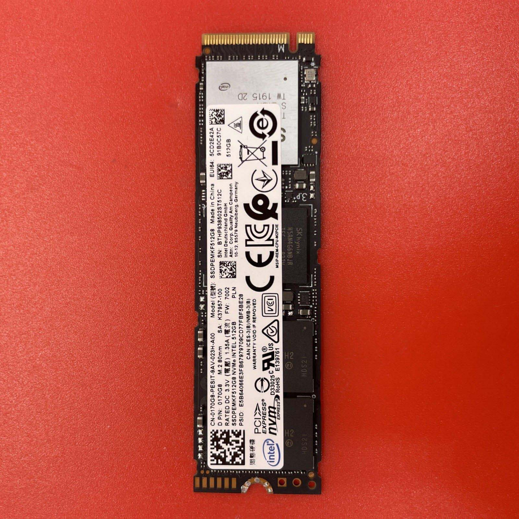 Intel 512 GB SSDPEMKF512GB 2280 512GB M.2 NVMe SSD Solid State Drive DP ...