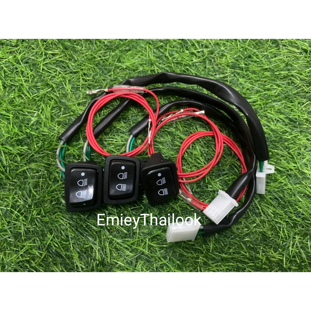 🔥YAMAHA NVX V1 V2 SWITCH LAMP/SUIS LAMPU ON/OFF/HIGH BEAM 🔥THAILAND ...