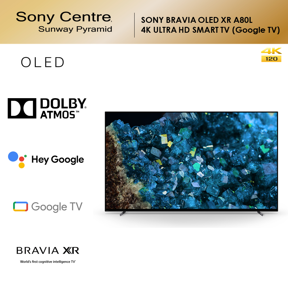 [FREE TNG] SONY BRAVIA XR A80L OLED | 4K Ultra HD | High Dynamic Range ...