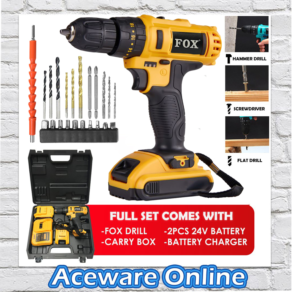 Drill bateri online shopee