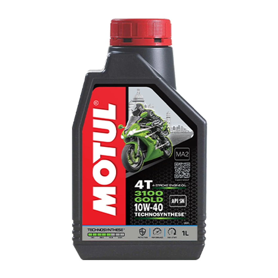 ORIGINAL MOTUL 3100 GOLD Hijau Minyak Hitam Motorcycle Motor Engine Oil