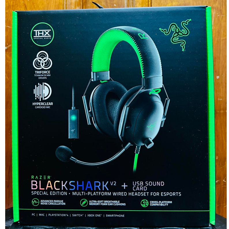 New Seal Razer Blackshark V2 Special Edition Gaming headphone | Shopee ...