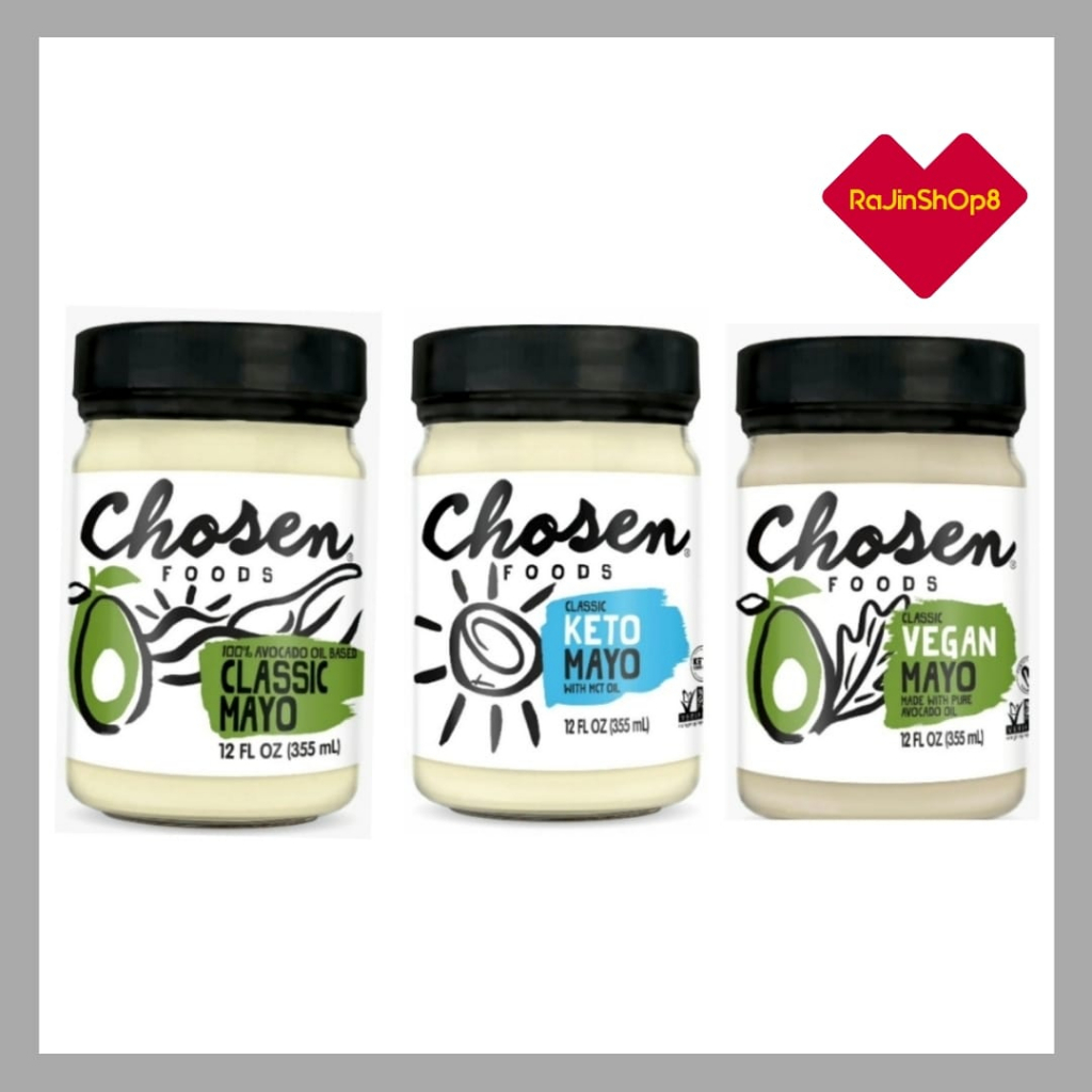 Chosen Foods Classic Avocado Oil Mayo / Classic Keto Mayo / Vegan