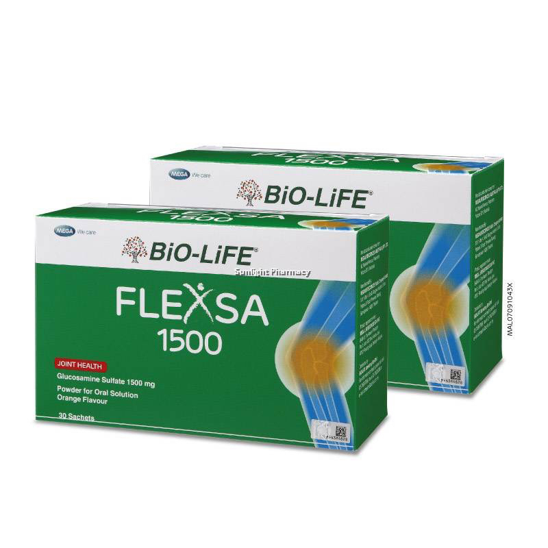 Mega Flexsa 1500mg 2 x 30’s / 30’s sachets | Shopee Malaysia