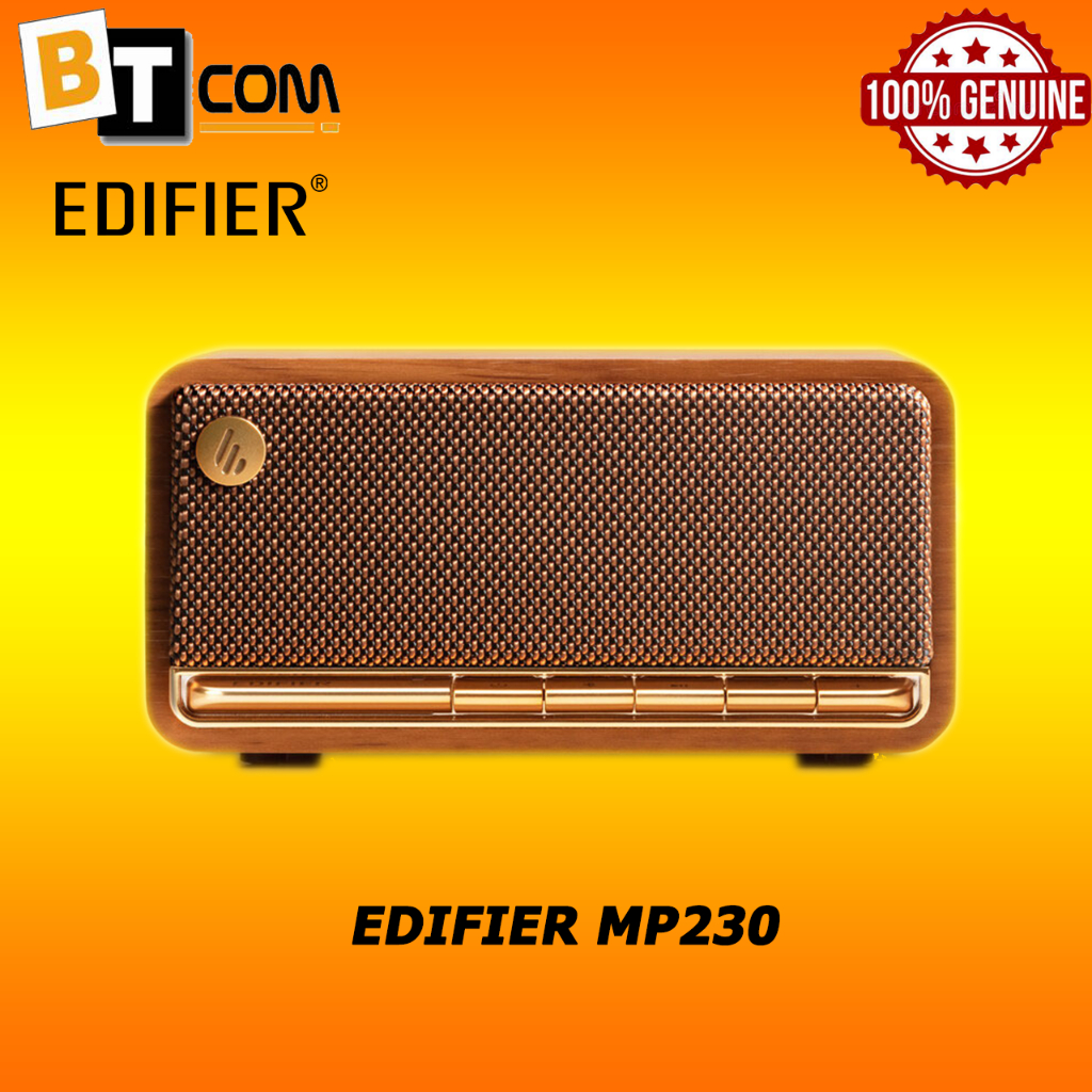 Edifier MP230 Vintage Bluetooth Speaker Shopee Malaysia