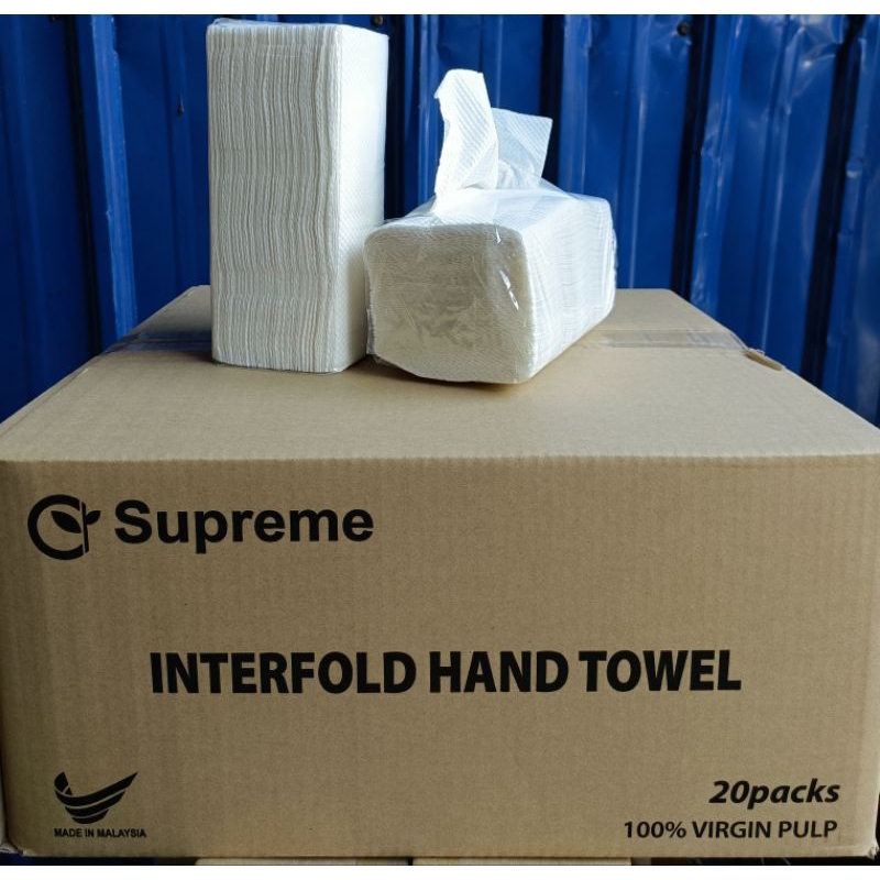 Interfold hand towel 20pkts (fully wrapped) | Shopee Malaysia