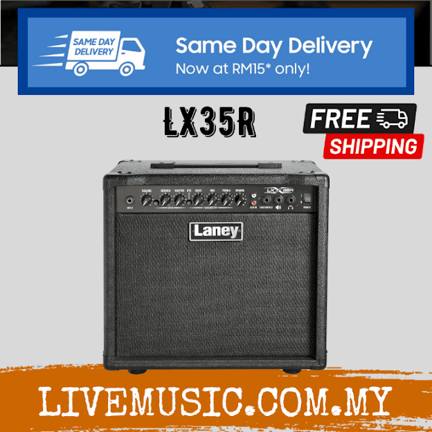 Laney LX35R 35 watt Guitar Combo Amplifier (LX35R/LX 35R) Shopee
