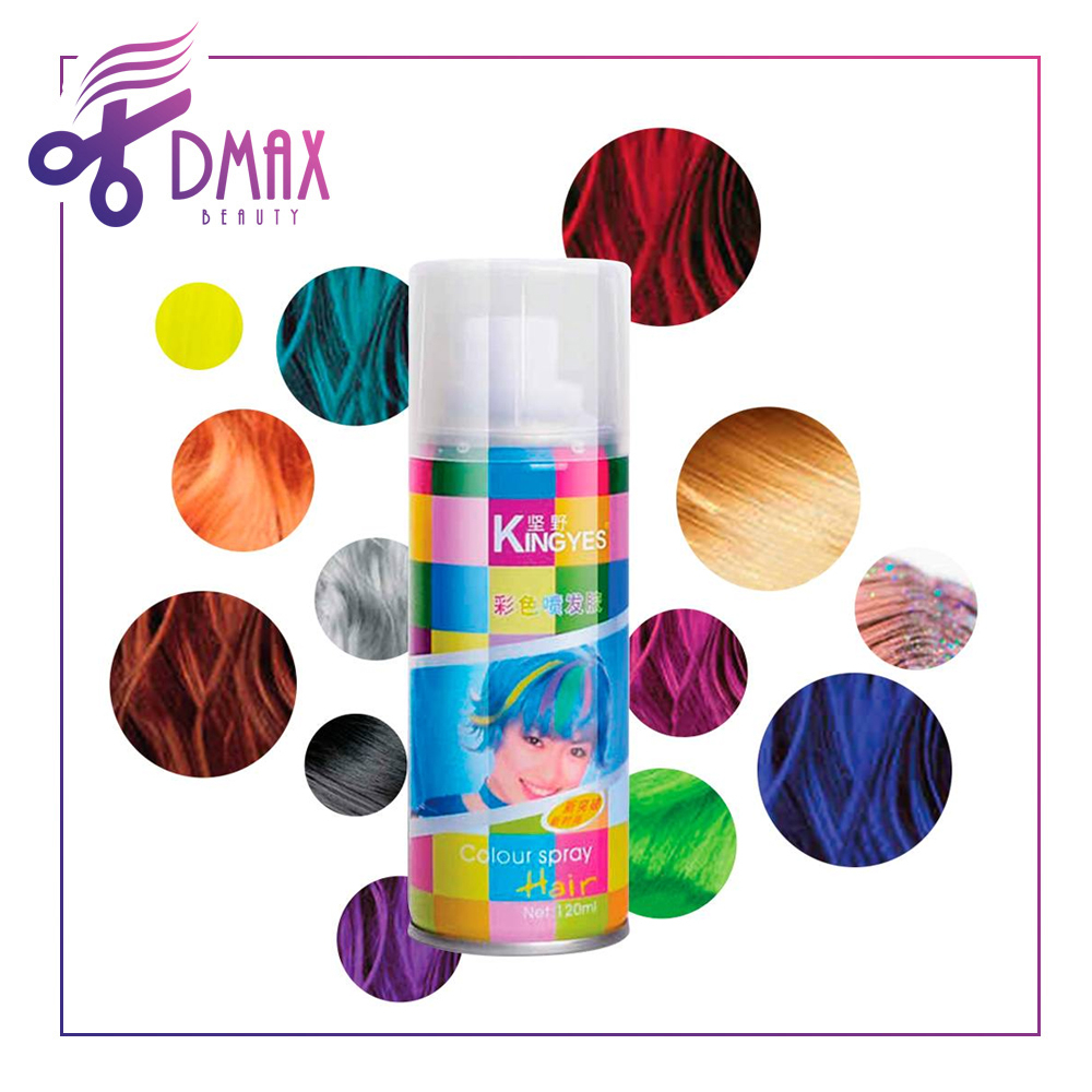 KINGYES Color Hair Spray 120ml | Shopee Malaysia