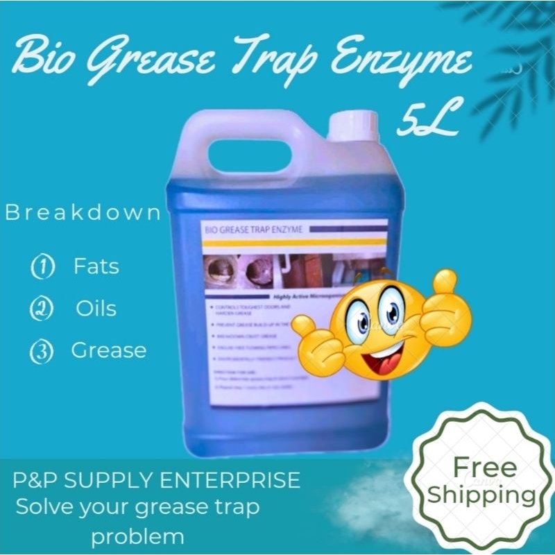 [Ready Stock]Bio Grease Trap Enzyme ,Declog& Prevent &Maintenance and