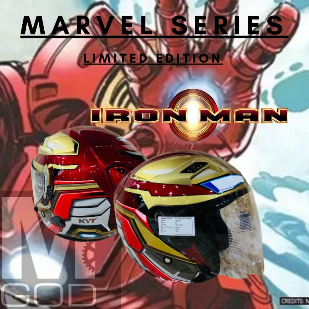 Ktkvoa Helmet Kyt Venom Iron Man Kyt Helmet Double Visor Marvel Series Limited Edition Venom