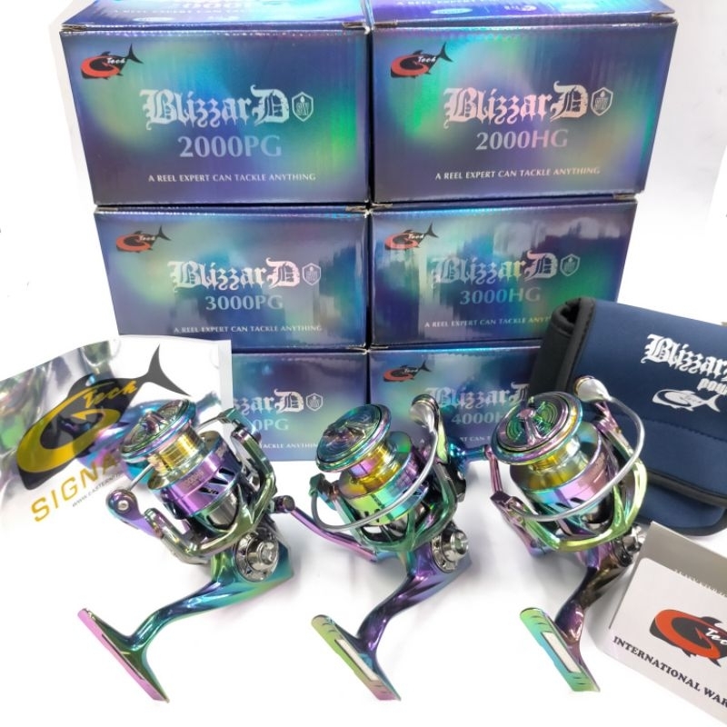 NEW 2023 G-TECH BLIZZARD SW SPINNING REEL | Shopee Malaysia