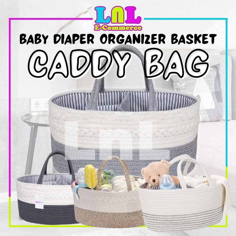 LNL Caddy Bag Baby Diaper Caddy Diaper Organizer Storage Box Mummy Beg