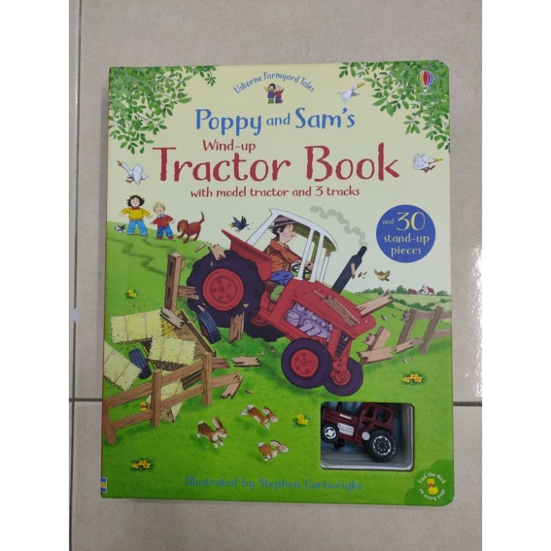 [BB] [ Usborne ] Poppy and Sam's Wind-Up Tractor Book - With model ...