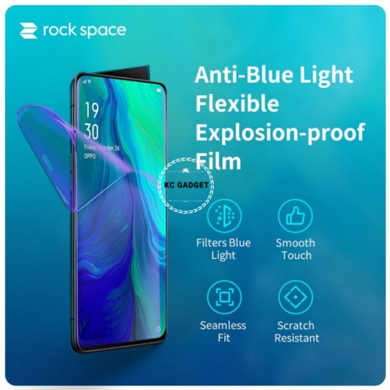 ORIGINAL ROCK SPACE UZIEN HYDROGEN GEL SCREEN GUARD PROTECTOR Shopee